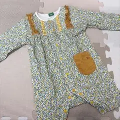 RAG MART 花柄ロンパース 70サイズ