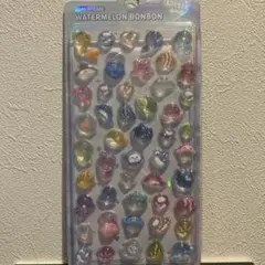 韓国限定 ボンボンドロップ風シール 水族館 魚