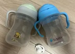 b.box/シッピーカップ/ストローマグ/2つセット/ディズニー／水色のサムネイル
