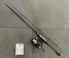 アジング釣りセット 2ピーススピニングロッド168cm UL&1000番リール他のサムネイル
