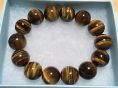 ⭐️タイガーアイ ブレスレット（未使用品）大玉直径約14㎜〜超綺麗激安❗️❣️
