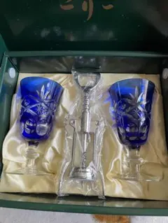 新品】CRISTAL DONAU ペアグラス 切子 ワイングラス カメイガラ - メルカリ
