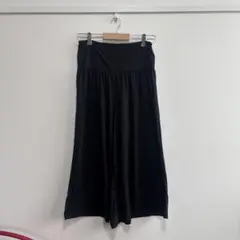 黒 ワイドパンツ マタニティ