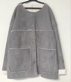 ノーカラー ジャケット