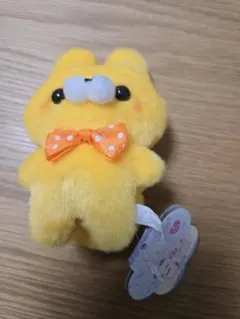 すくっとたっちさん　おしおしからー　うさぎ　おれんじ　ぬいぐるみ　マスコット