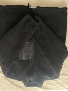 GU ブラック フリースジャケット M