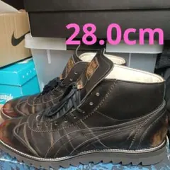 Onitsuka Tiger メタリックレザーブーツ28.0cm