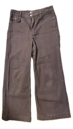 ZARA ブラウン ワイドレッグデニム EUR 36