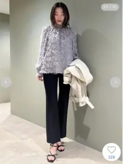 【最安値✨】SNIDEL 美脚ストレッチパンツ　ブラック