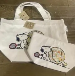 スヌーピー トートバッグとポーチセット