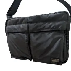 【未使用級】PORTER TANKER ショルダーバッグ ブラック L 2層