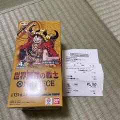 ワンピースカードゲーム 世界最強の戦士 ブースターパック1BOX テープカット