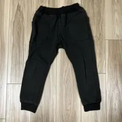 BREEZE 120cm 長ズボン 黒 ウエストゴム 裏起毛