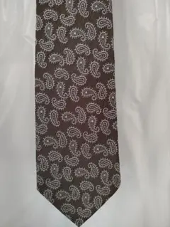 クリケット製BLANFORD ペイズリー柄 ネクタイ