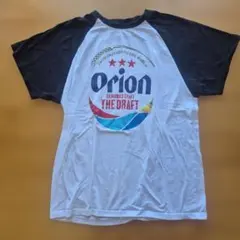 【Orion】ラグランTシャツ ホワイト×ブラック