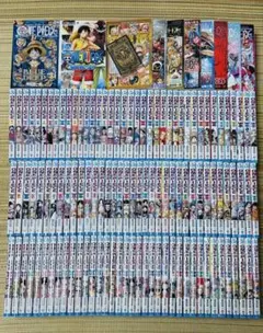 ワンピース 1巻～113巻＋関連本10冊【全123冊】 映画特典トランプ未開封