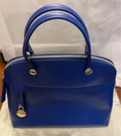 【新品未使用】フルラ　FURLA ハンドバッグ　ブルー