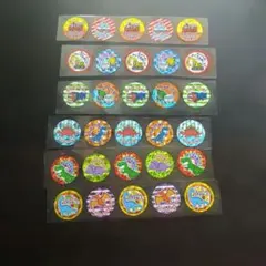 ごほうびシール　恐竜と車両のカラフルステッカーセット