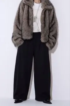 JEANASIS スウェットコクーンタックパンツ ジーナシス
