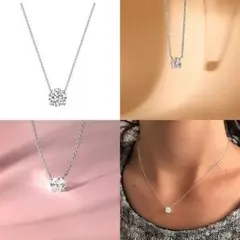 ネックレス ダイヤ ペンダント レディース