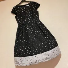 大きいサイズTO BE CHICのドット柄パフスリーブギャザーフレアワンピース