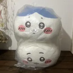 ちいかわ もっちる ねそべりBIGぬいぐるみ　ちいかわ　ハチワレ