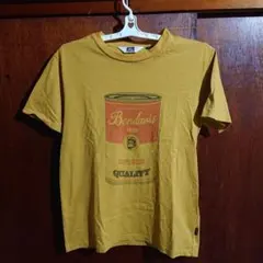 BEN DAVIS マスタード Tシャツ L ベンデイビス プリントTシャツ