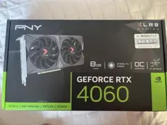 PNY RTX4060 未使用新品 PNY RTX4060 新品未開封 PNY GeForce RTX 4060 8GB VERTO