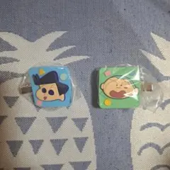 クレヨンしんちゃん　ヘアクリップ かざまくん、マサオくん