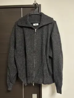 [本日発送可能]SINSS ジップ ニット セーター グレーのサムネイル