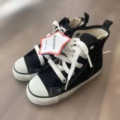 CONVERSE ALL STAR ブラック　kidsハイカット　黒スニーカー