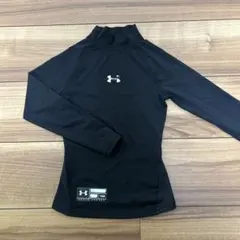 UNDER ARMOUR ブラック アンダーシャツ YSM 130ヒートギア夏用