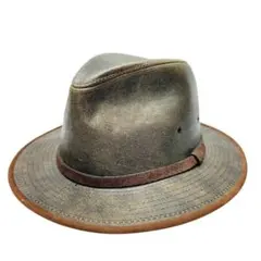 ニ*キ様 Henschel Hat Co. ブラックレザー製ウエスタンハット | Mercari
