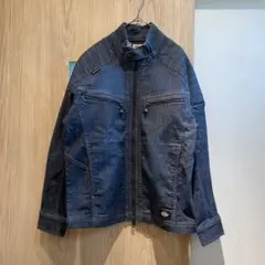 Dickies M ライダース風 ダブルジップ ストレッチ デニムジャケットのサムネイル
