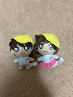 名探偵コナン ぬいぐるみ 工藤新一＆毛利蘭 2個セット