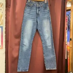LEVI'S PREMIUM 501 ビッグE レザーパッチ 濃紺 デニム - メルカリ