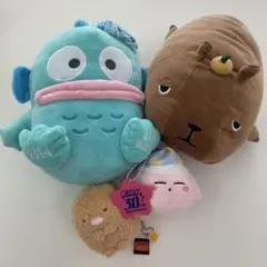 《美品、まとめ売り》ハンギョドン、すみっこ、カービィ30周年　ぬいぐるみセット