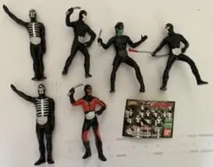 ガチャ　仮面ライダー　ショッカー戦闘員　スペシャル　フィギュア　全6種類　セット