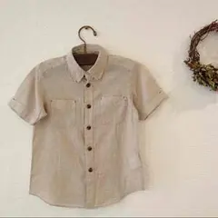 ☆SOLDOUT☆やまちゃん様専用☆コムサ リネン混半袖シャツ☆