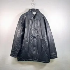 【未使用タグ付】EMMA CLOTHES エマクローズ フェイクレザーコート L