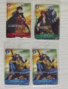 ワンピースカード セブンイレブンプロモ4枚セット - メルカリ