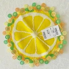 【りっちゃん様ご専用】⭐︎柑橘系＆ロールケーキ　近沢レース　タオルハンカチ　２枚