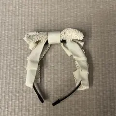 ★激レア★イノセントワールド 音符刺繍JSK・カチューシャセット シアーフラワーカチューシャ - lolita fashion japan【Victorian maiden】