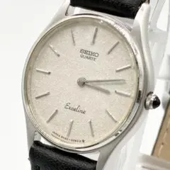 稼働 SEIKO エクセリーヌ ドレスウォッチ 純正ベルト 白文字盤 - メルカリ