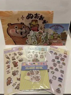 【注意】可愛い嘘のカワウソ シール・ステッカーセット