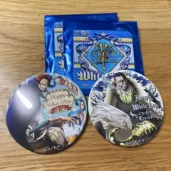 麦スト ワンピース 輩缶バッジ シャンクス＆クロコダイル