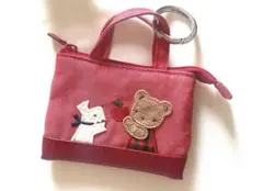familiar ミニデニムバックチャーム