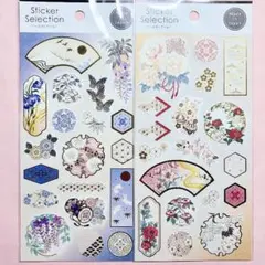シールセレクション　金色和風　デザインシール　セリア