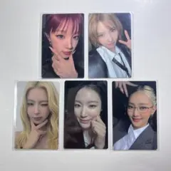 i-dle アイドゥル　トレカ　ワルツ　8000円グッズ購入特典　5種コンプ　④ i-dle アイドゥル トレカ ワルツ 8000円 グッズ購入特典 5種 コンプ