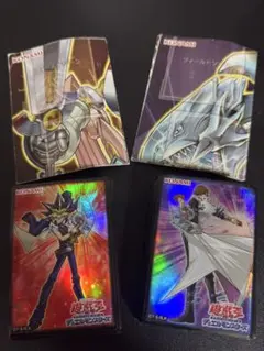 遊戯王　遊戯デッキ、海馬デッキ　スリーブ付き